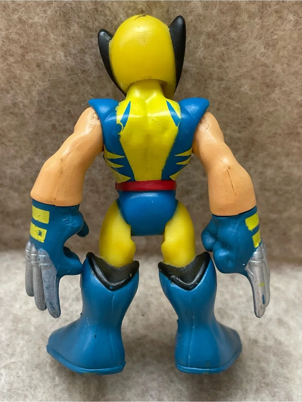 Imaginext Marvel Wolverine and Hulk figures. 2.5”